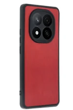 Newface Xiaomi Redmi Note 14 Pro 5G Kılıf Aras Deri Kapak - Kırmızı - Görsel 2