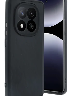 Newface Xiaomi Redmi Note 14 Pro 5G Kılıf Aras Deri Kapak - Siyah