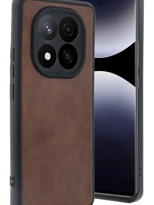 Newface Xiaomi Redmi Note 14 Pro 5G Kılıf Aras Deri Kapak - Taba