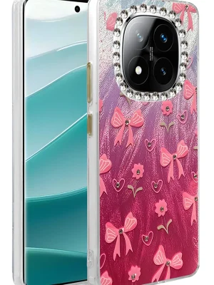 Newface Xiaomi Redmi Note 14 Pro 5G Kılıf Blade Aynalı Desenli Kapak - Desen 3