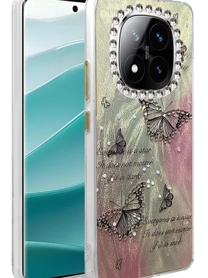 Newface Xiaomi Redmi Note 14 Pro 5G Kılıf Blade Aynalı Desenli Kapak - Desen 6