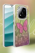 Newface Xiaomi Redmi Note 14 Pro 5G Kılıf Blade Aynalı Desenli Kapak - Desen 7 - Görsel 2