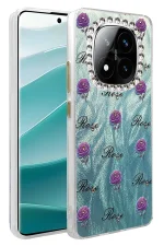 Newface Xiaomi Redmi Note 14 Pro 5G Kılıf Blade Aynalı Desenli Kapak - Desen 9