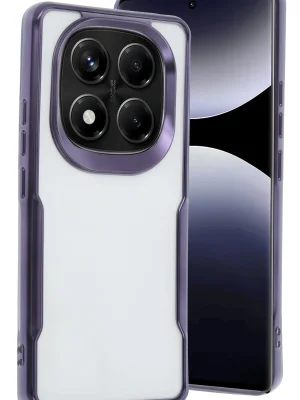 Newface Xiaomi Redmi Note 14 Pro 5G Kılıf Boyi Silikon Kapak - Derin Mor