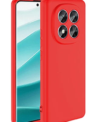 Newface Xiaomi Redmi Note 14 Pro 5G Kılıf First Silikon - Kırmızı