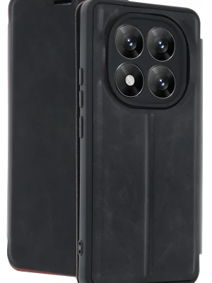 Newface Xiaomi Redmi Note 14 Pro 5G Kılıf Flip Cover - Siyah