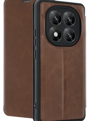 Newface Xiaomi Redmi Note 14 Pro 5G Kılıf Flip Cover - Taba