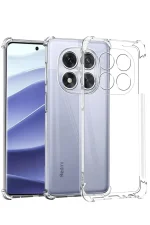 Newface Xiaomi Redmi Note 14 Pro 5G Kılıf Lüx Şeffaf Silikon - Görsel 4