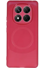 Newface Xiaomi Redmi Note 14 Pro 5G Kılıf Maya Karbon Kapak - Bordo - Görsel 2