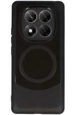 Newface Xiaomi Redmi Note 14 Pro 5G Kılıf Maya Karbon Kapak - Siyah - Görsel 2