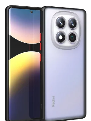 Newface Xiaomi Redmi Note 14 Pro 5G Kılıf Montreal Silikon Kapak - Siyah