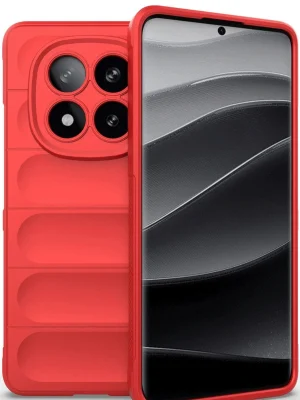 Newface Xiaomi Redmi Note 14 Pro 5G Kılıf Optimum Silikon - Kırmızı