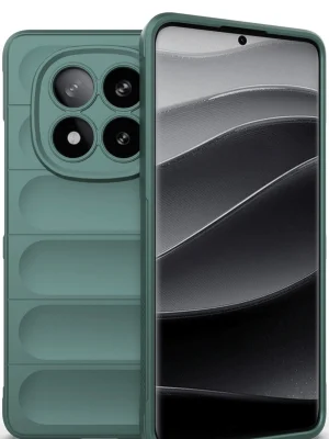 Newface Xiaomi Redmi Note 14 Pro 5G Kılıf Optimum Silikon - Koyu Yeşil