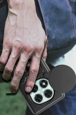 Newface Xiaomi Redmi Note 14 Pro 5G Kılıf Pars Lens Yüzüklü Silikon - Yeşil - Görsel 3