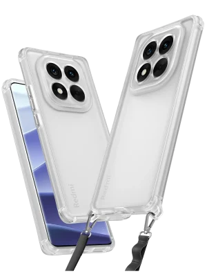 Newface Xiaomi Redmi Note 14 Pro 5G Kılıf Penta Silikon Kılıf - Şeffaf