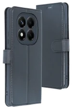 Newface Xiaomi Redmi Note 14 Pro 5G Kılıf Trend S Plus Kapaklı Kılıf - Siyah