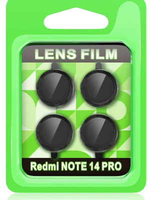 Newface Xiaomi Redmi Note 14 Pro 5G Raze Metal Kamera Lens - Siyah