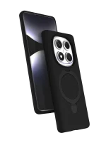 Newface Xiaomi Redmi Note 14 Pro 5G Regal Magsafe Standlı Kapak - Siyah