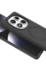 Newface Xiaomi Redmi Note 14 Pro 5G Regal Magsafe Standlı Kapak - Titan Gri - Görsel 2