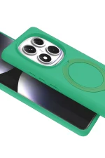 Newface Xiaomi Redmi Note 14 Pro 5G Regal Magsafe Standlı Kapak - Yeşil - Görsel 2