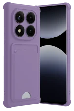 Newface Xiaomi Redmi Note 14 Pro Plus Kelvin Kartvizitli Silikon - Lila