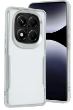 Newface Xiaomi Redmi Note 14 Pro Plus Kılıf Boyi Silikon Kapak - Gümüş