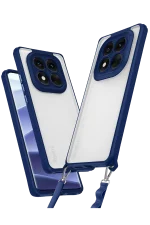 Newface Xiaomi Redmi Note 14 Pro Plus Kılıf Penta Silikon Kılıf - Lacivert