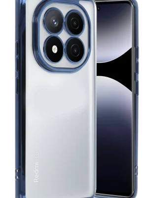 Newface Xiaomi Redmi Note 14 Pro Plus Kılıf Razer Lensli Silikon - Lacivert