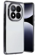 Newface Xiaomi Redmi Note 14 Pro Plus Kılıf Razer Lensli Silikon - Siyah