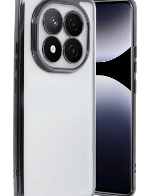 Newface Xiaomi Redmi Note 14 Pro Plus Kılıf Razer Lensli Silikon - Siyah