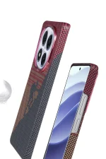 Newface Xiaomi Redmi Note 14 Pro Plus Vega Magsafe Kapak - Kırmızı - Görsel 3