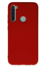 Newface Xiaomi Redmi Note 8 Kılıf Nano içi Kadife Silikon - Kırmızı