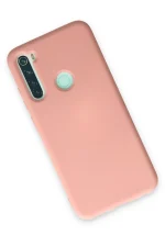 Newface Xiaomi Redmi Note 8 Kılıf Nano içi Kadife Silikon - Pudra - Görsel 3