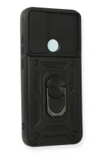 Newface Xiaomi Redmi Note 8 Kılıf Pars Lens Yüzüklü Silikon - Siyah - Görsel 2