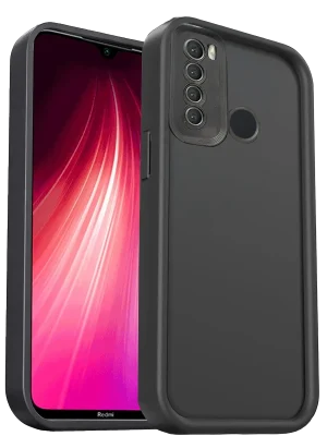 Newface Xiaomi Redmi Note 8 Kılıf Viera Silikon - Siyah