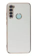 Newface Xiaomi Redmi Note 8 Kılıf Volet Silikon - Beyaz