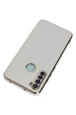 Newface Xiaomi Redmi Note 8 Kılıf Volet Silikon - Beyaz - Görsel 4