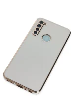 Newface Xiaomi Redmi Note 8 Kılıf Volet Silikon - Beyaz - Görsel 5