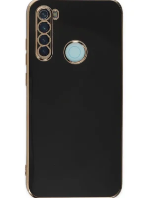 Newface Xiaomi Redmi Note 8 Kılıf Volet Silikon - Siyah