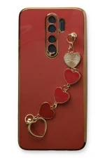 Newface Xiaomi Redmi Note 8 Pro Kılıf Esila Silikon - Kırmızı - Görsel 2