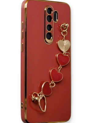 Newface Xiaomi Redmi Note 8 Pro Kılıf Esila Silikon - Kırmızı