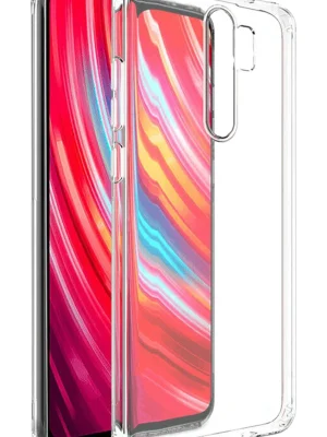 Newface Xiaomi Redmi Note 8 Pro Kılıf Lüx Şeffaf Silikon