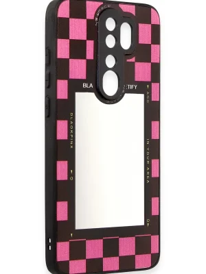 Newface Xiaomi Redmi Note 8 Pro Kılıf Mirror Desenli Kapak - Mirror - 8
