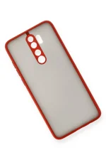 Newface Xiaomi Redmi Note 8 Pro Kılıf Montreal Silikon Kapak - Kırmızı - Görsel 3