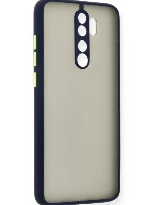 Newface Xiaomi Redmi Note 8 Pro Kılıf Montreal Silikon Kapak - Lacivert