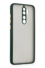 Newface Xiaomi Redmi Note 8 Pro Kılıf Montreal Silikon Kapak - Yeşil