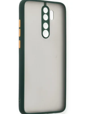 Newface Xiaomi Redmi Note 8 Pro Kılıf Montreal Silikon Kapak - Yeşil