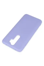 Newface Xiaomi Redmi Note 8 Pro Kılıf Nano içi Kadife Silikon - Lila - Görsel 3