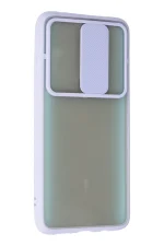 Newface Xiaomi Redmi Note 8 Pro Kılıf Palm Buzlu Kamera Sürgülü Silikon - Lila - Görsel 3