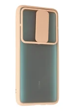 Newface Xiaomi Redmi Note 8 Pro Kılıf Palm Buzlu Kamera Sürgülü Silikon - Pembe - Görsel 3